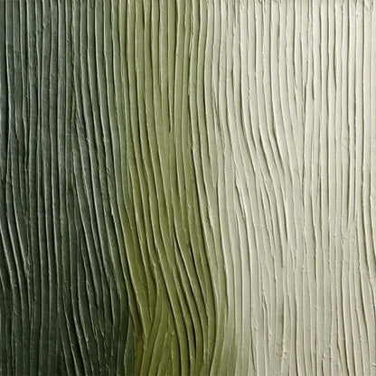 Verdant Groove – Wabi-Sabi Field Oil Painting, view 3