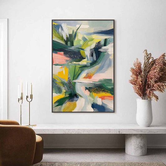 Verdant Rush – Landscape Painting, view 2