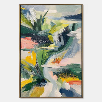Verdant Rush – Landscape Painting, view 1