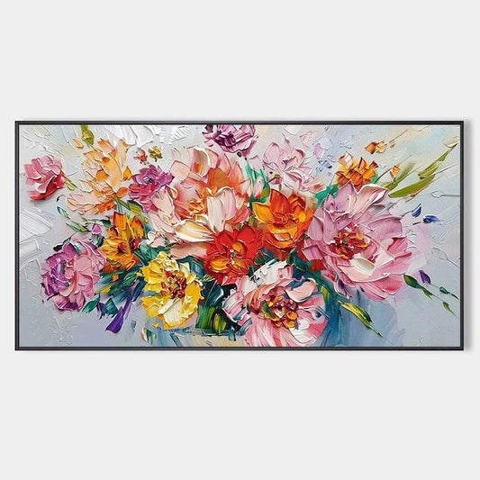 Vibrant Bouquet – Bouquet Impasto Painting, view 1