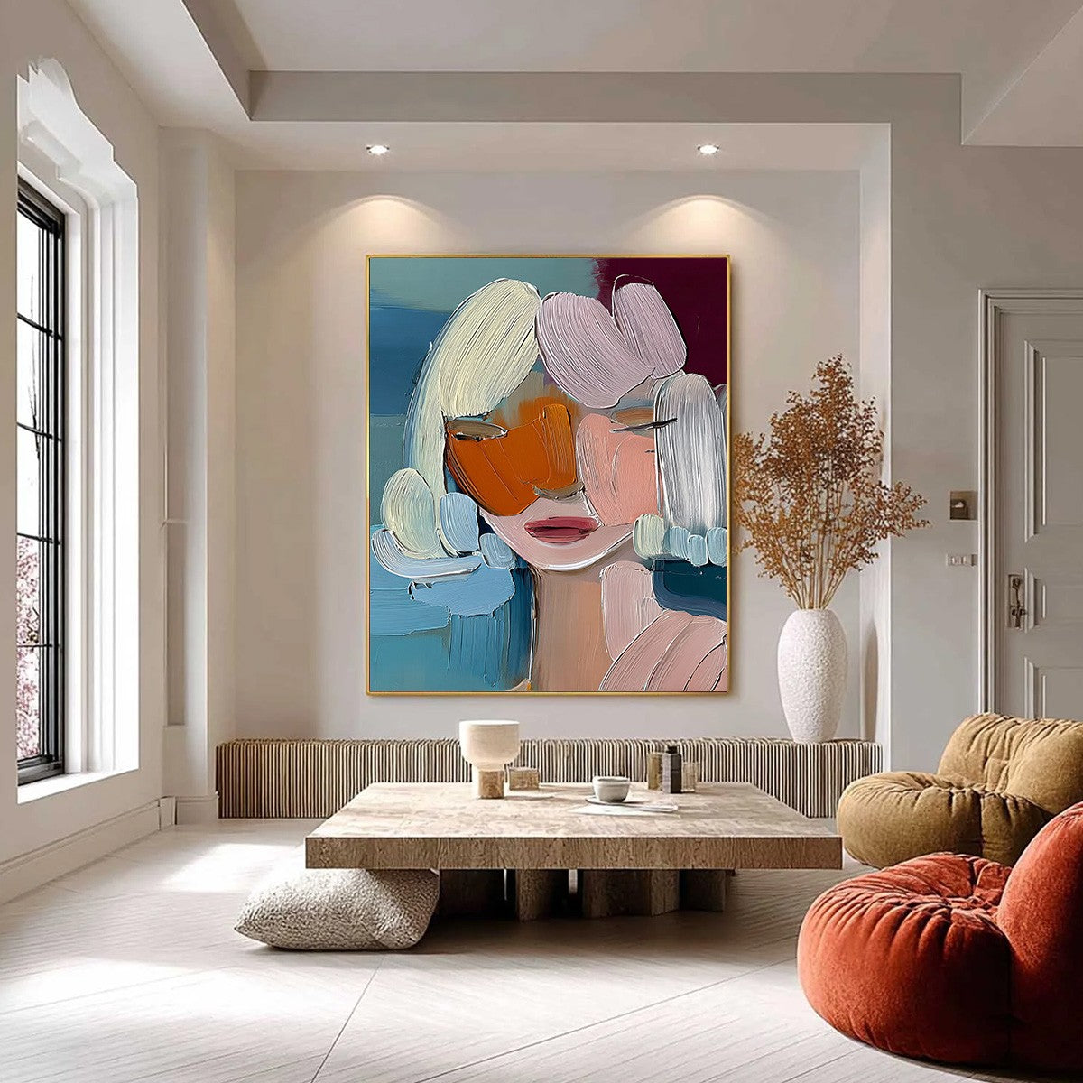 Vivid Muse – Figurative Impasto Oil Painting, view 2