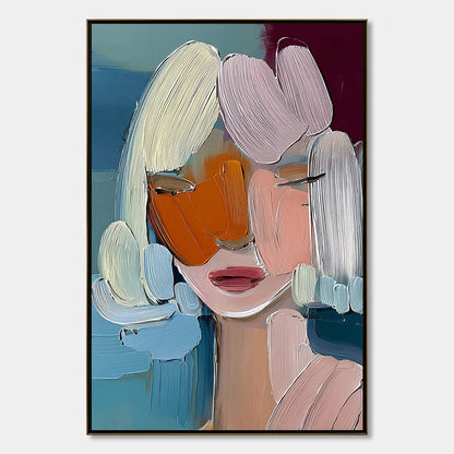 Vivid Muse – Figurative Impasto Oil Painting, view 1