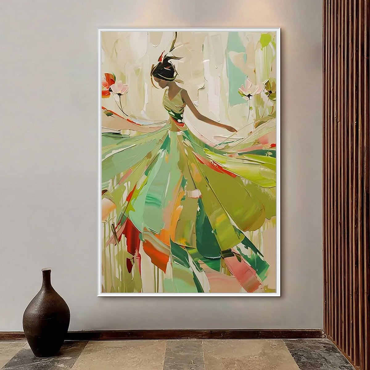Whirlwind Of Color – Dancer Oil Painting, view 2