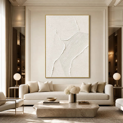 Wabi-Sabi Landscape Textured Acrylic Painting – Whisper