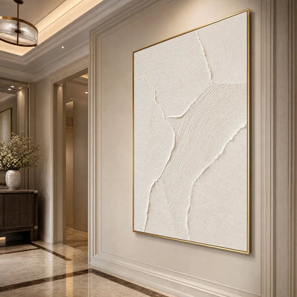 Wabi-Sabi Landscape Textured Acrylic Painting – Whisper