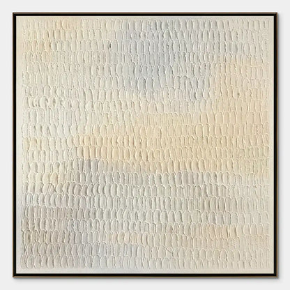 Whispered Plaster – Wabi-Sabi Abstract Oil Painting, view 1