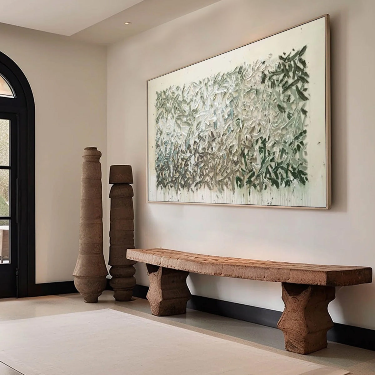 Whispering Winds – Wabi-Sabi Landscape Oil Painting, view 5