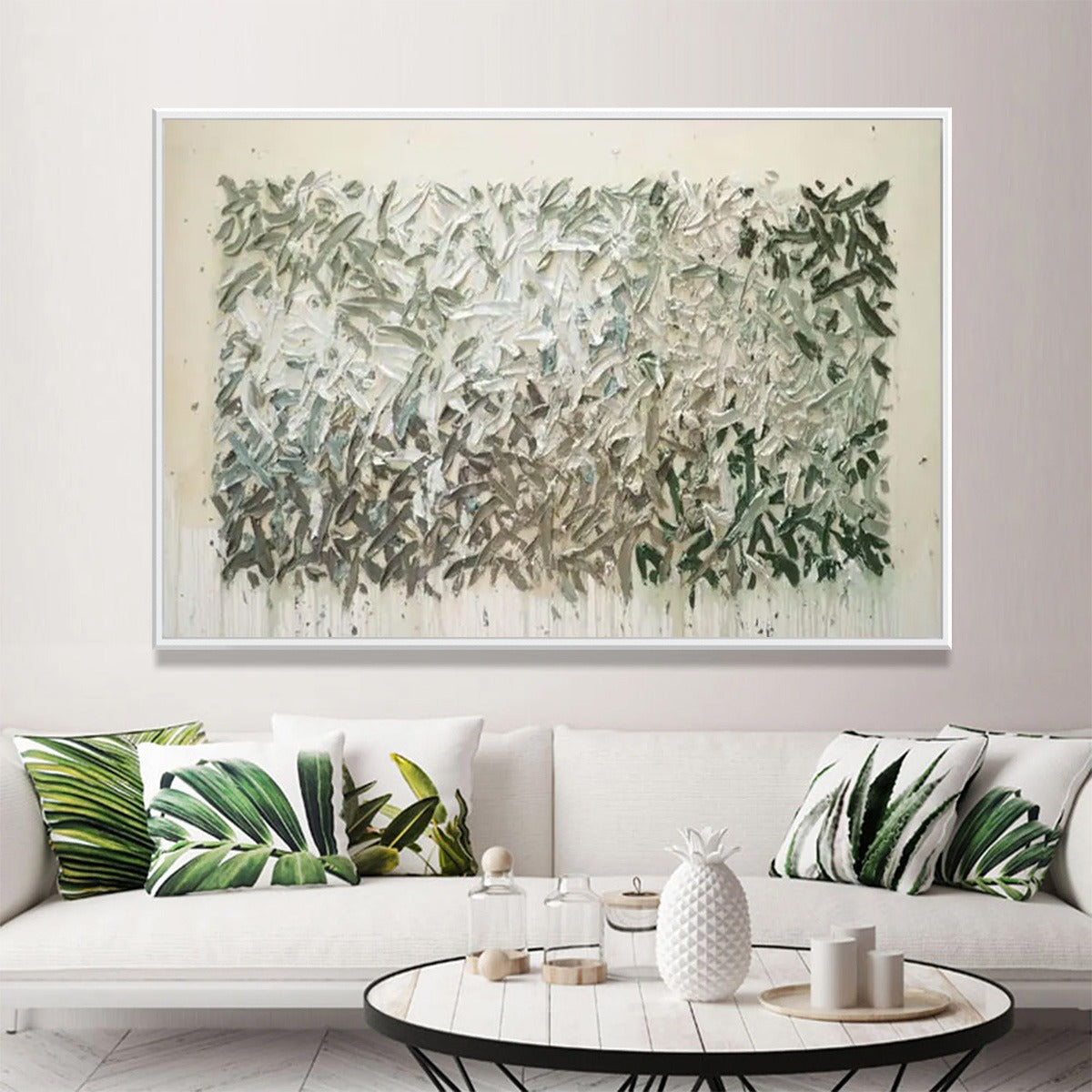 Whispering Winds – Wabi-Sabi Landscape Oil Painting, view 2