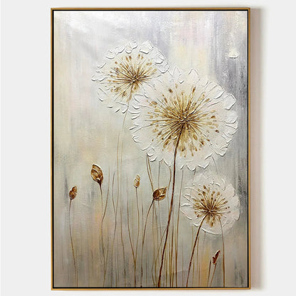 Whispers Of Gold – Abstract Textured Painting, view 1