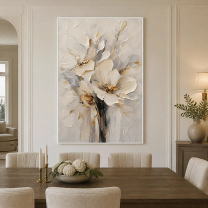 White Bloom – Floral Painting, view 5