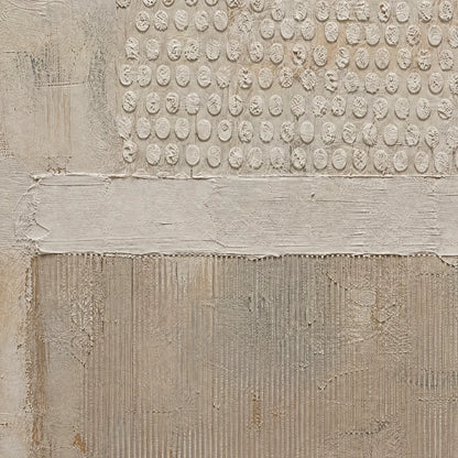 White Silence – Wabi-Sabi Abstract Oil Painting, view 3