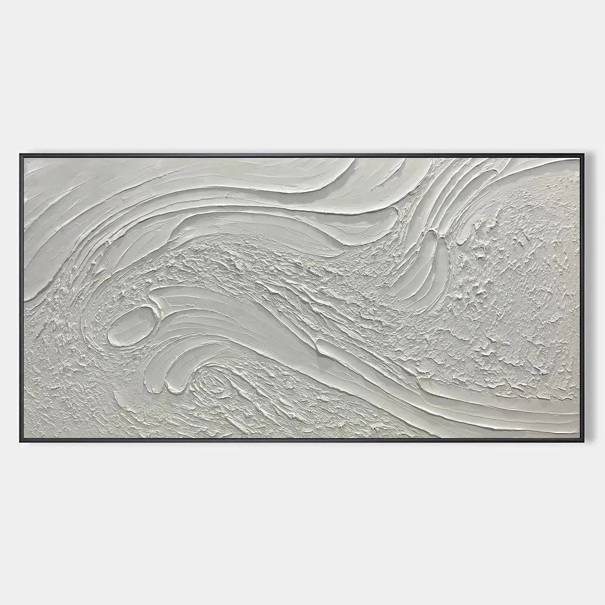 White Sands – Wabi-Sabi Landscape Oil Painting, view 1