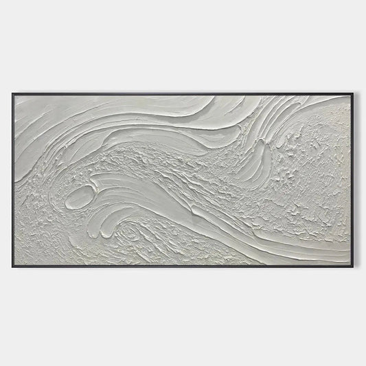 White Sands – Wabi-Sabi Landscape Oil Painting, view 1