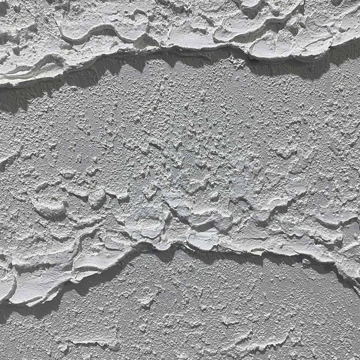 White Wabi-Sabi Seascape Impasto Oil Painting – White Textured Waves Diptych