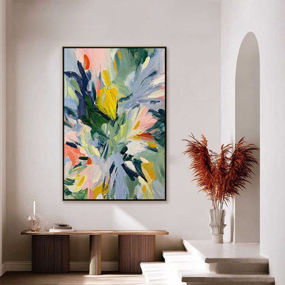 Wildflower Symphony – Wildflower Impasto Oil Painting, view 4