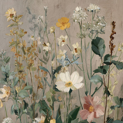 Wild Bloom Serenade – Wildflower Oil Painting, view 5