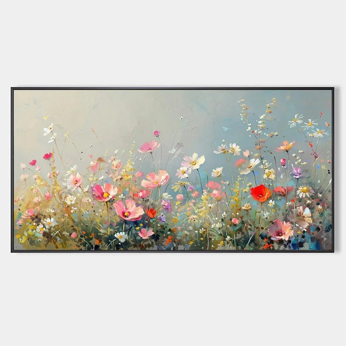 Wild Meadow – Meadow Impasto Painting, view 1