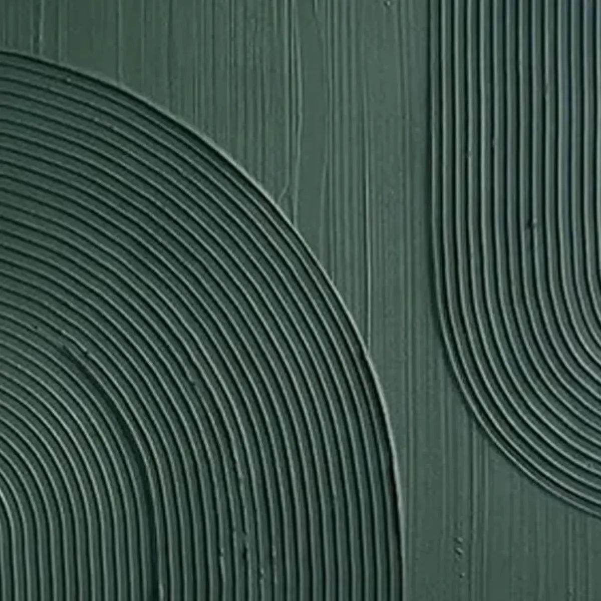 Green Textured Arches Diptych – Wabi-Sabi Abstract Oil Painting, view 3