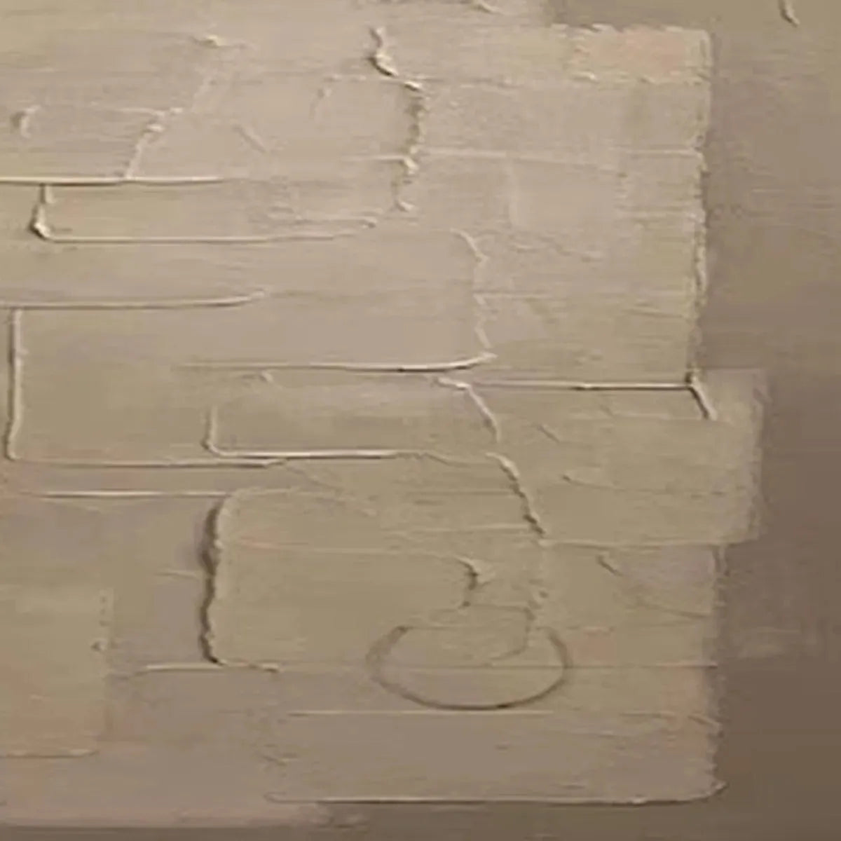 Textured Taupe Abstract – Wabi-Sabi Abstract Oil Painting, view 5