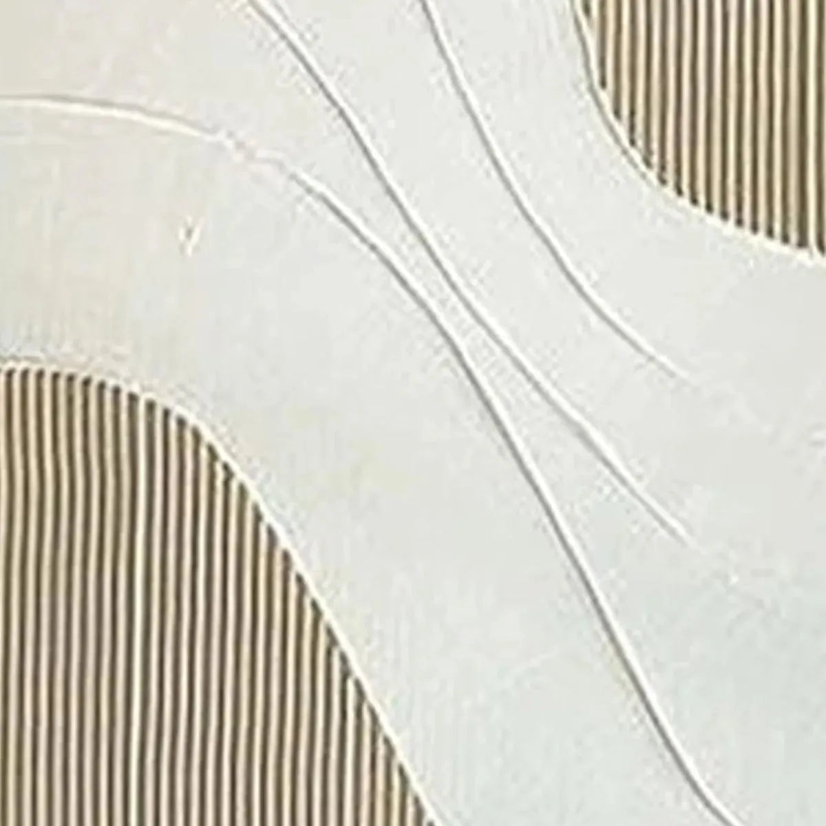 Textured White Lines Diptych – Wabi-Sabi Abstract Oil Painting, view 3