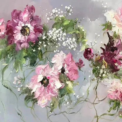 Pink Rose Painting – Wild Rose Whispers