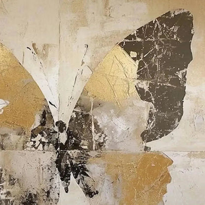 Golden Monarch – Butterfly Textured Oil Painting, view 3