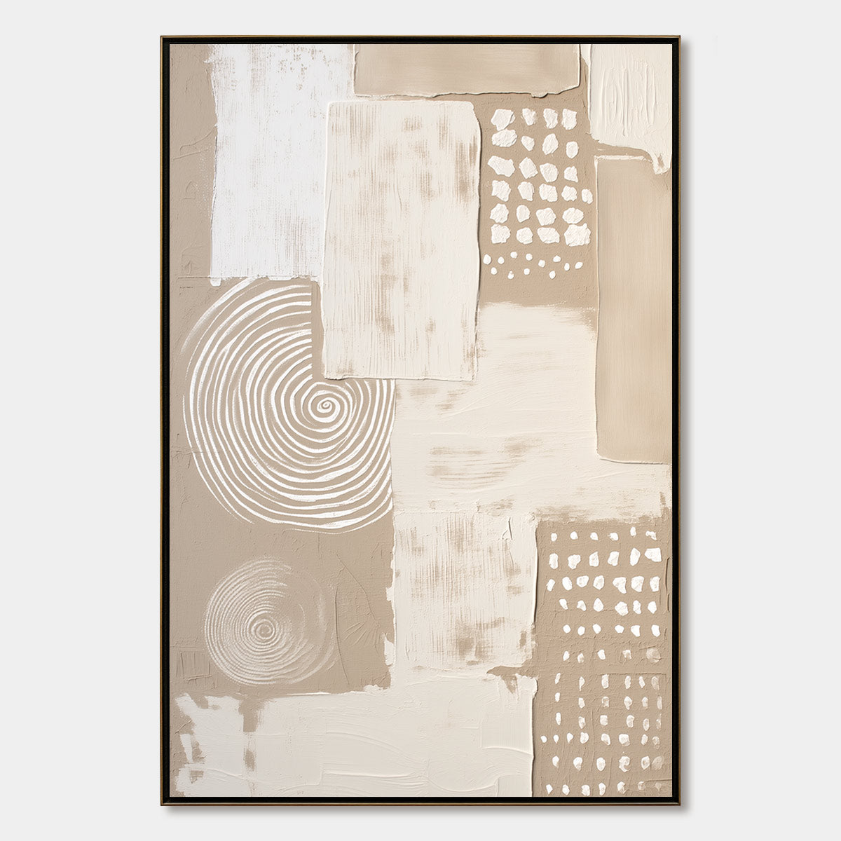 Zenith – Wabi-Sabi Landscape Acrylic Painting, view 1