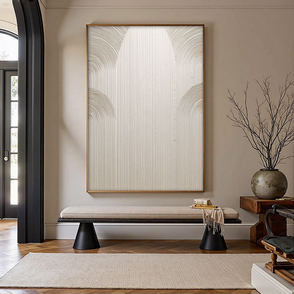 Zenith – Wabi-Sabi Abstract Oil Painting, view 2