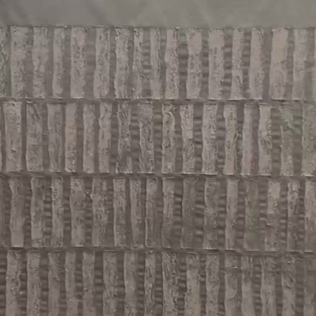 Textured Rectangle Array – Wabi-Sabi Abstract Oil Painting, view 3