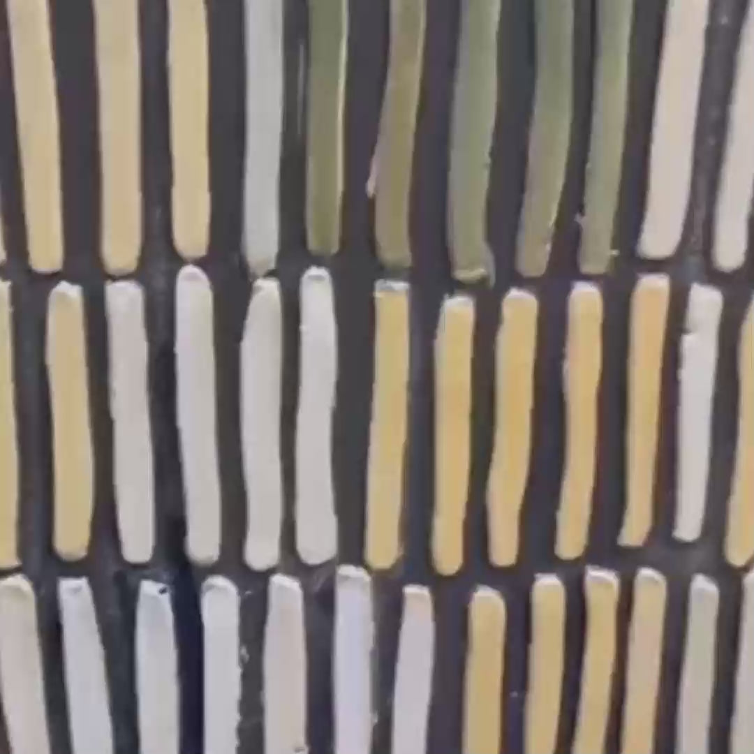Terraced Serenity – Wabi-Sabi Sunset Oil Painting, view 3