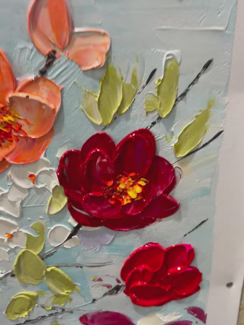 Spring Bouquet – Bouquet Impasto Painting, view 4