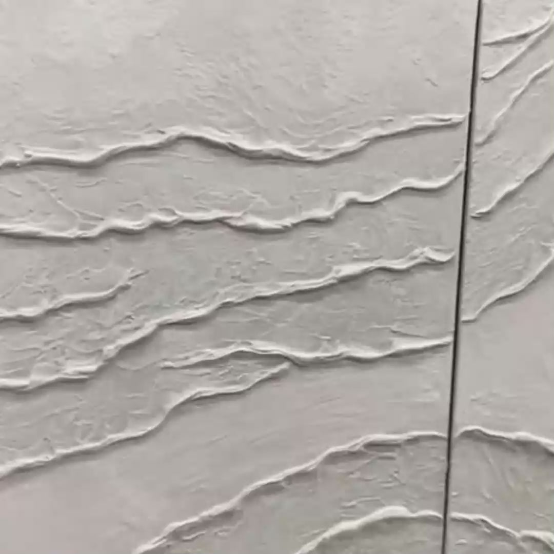 White Textured Vertical Diptych – Wabi-Sabi Abstract Oil Painting, view 3
