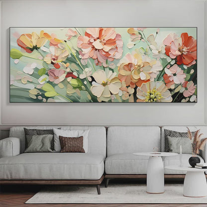 Sunkissed Garden – Floral Impasto Painting, view 4