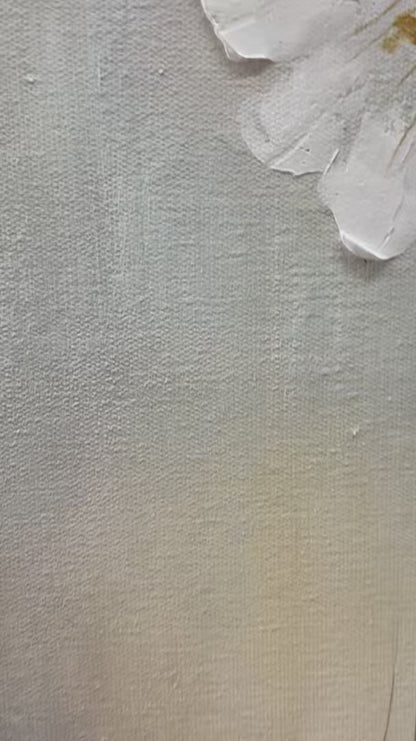 Whispers Of Gold – Abstract Textured Painting, view 4
