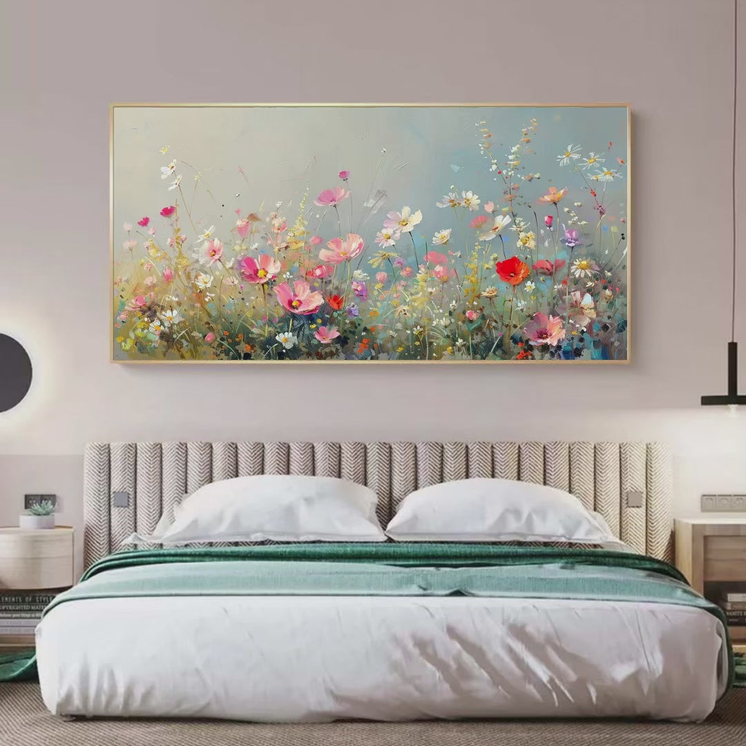 Wild Meadow – Meadow Impasto Painting, view 4