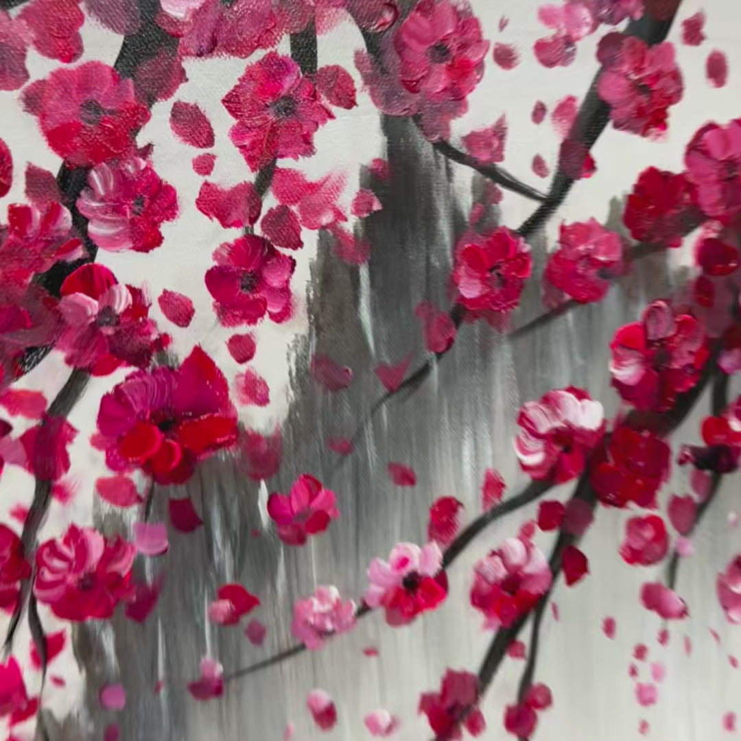 Cherry Blossom Serenity – Cherry Blossom Painting, view 3
