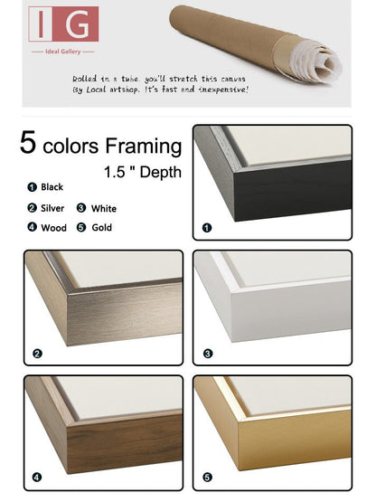 Large Black Abstract Painting – Wabi-Sabi Wall Art