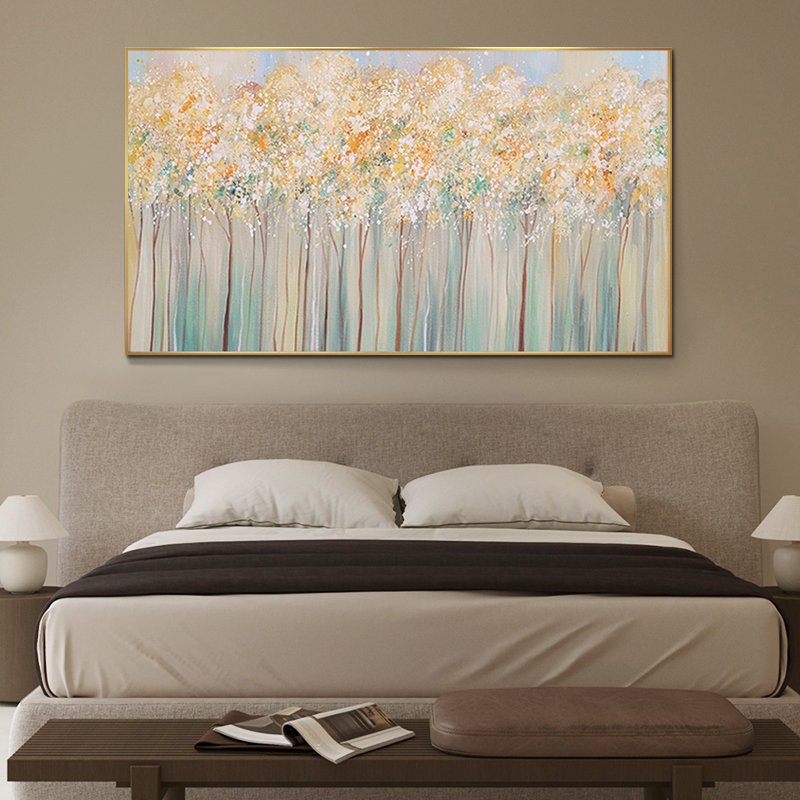 Large – Tree Wall Art | Abstract Hand-Painted Oil Painting, view 5