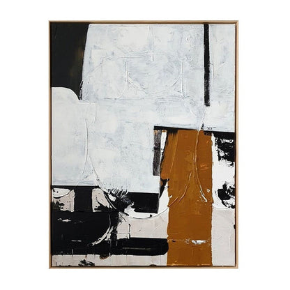 Extra Large Abstract Oil Painting on Canvas, Original Minimalist Canvas Wall Art, Modern Textured Wall Art for Living Room, Bedroom Décor