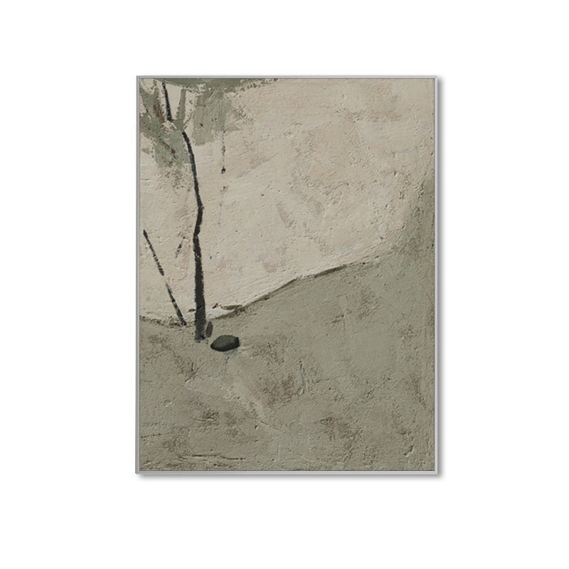 Large Abstract Oil Painting on Canvas, Original Landscape Canvas Wall Art, Modern Minimalist Wall Art for Living Room, Bedroom Decor