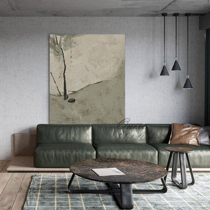 Large Abstract Oil Painting on Canvas, Original Landscape Canvas Wall Art, Modern Minimalist Wall Art for Living Room, Bedroom Decor