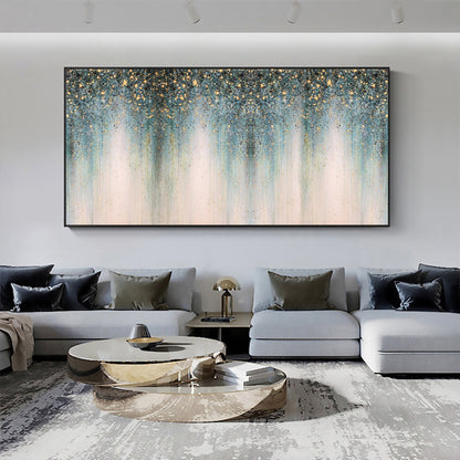 Gold Art Deco Abstract Wall Art – Gold Foil