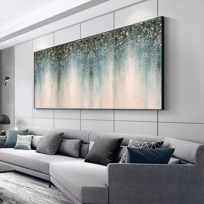 Gold Art Deco Abstract Wall Art – Gold Foil
