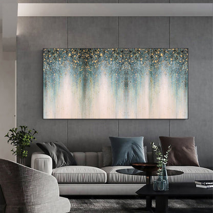Gold Foil – Gold Abstract Wall Art | Oil Painting, view 4