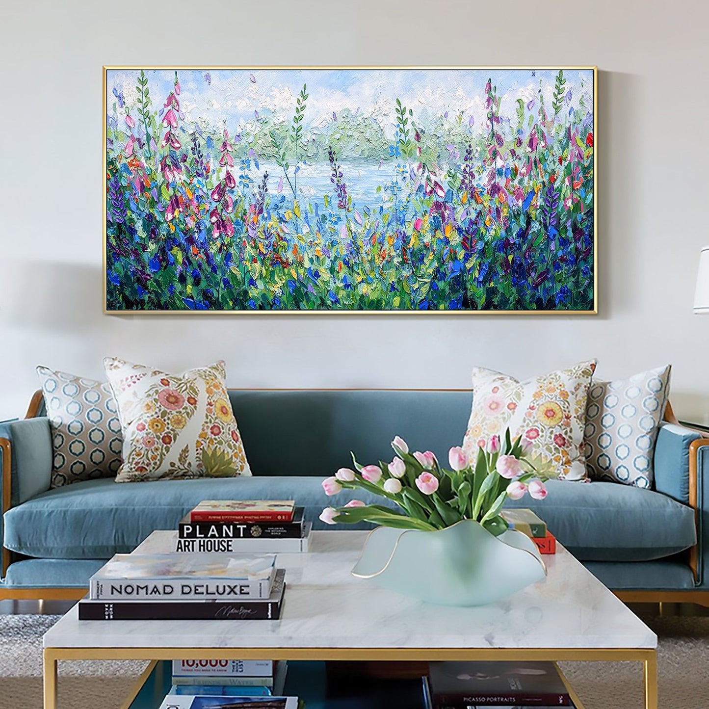 Colorful Abstract Floral Wall Art