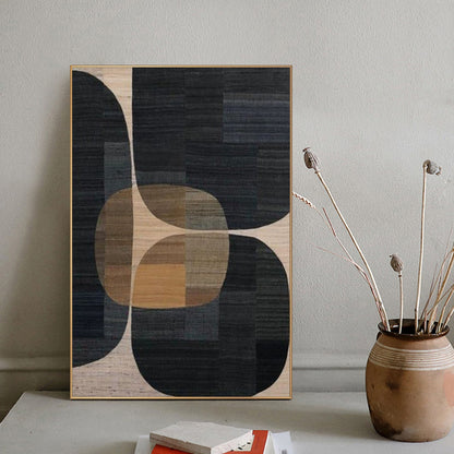 Personalized Gifts Black Frame Wall Art Brown Canvas Art Black Canvas Art – Custom Painting