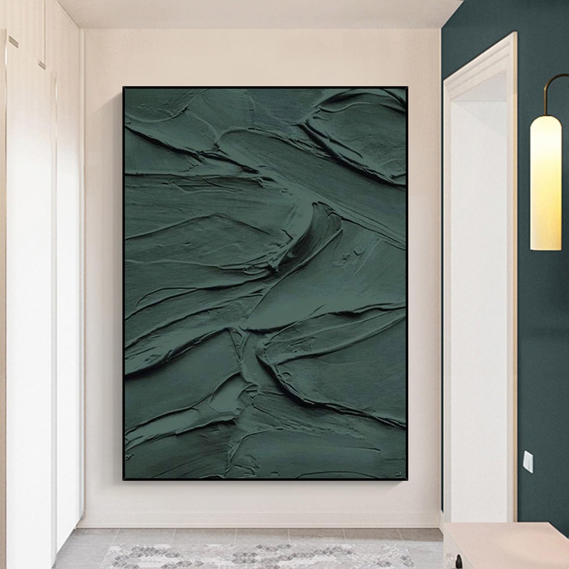 Large Green Wall Decor Large Green Wall Art Large Green Textured Wall Art – Abstract Painting