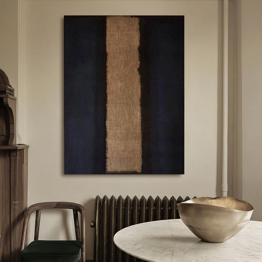 Black and Brown Abstract Textured Wall Art – Minimalist Painting – Abstract Painting