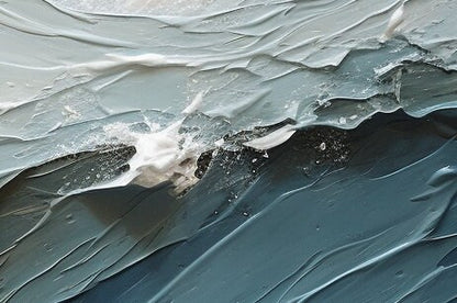 Original – Seascape Wall Art | Boho Oil Painting, view 4