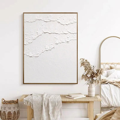 white Wall Art white 3D Textured art white textured Wall Art white abstract – Abstract Seascape Art